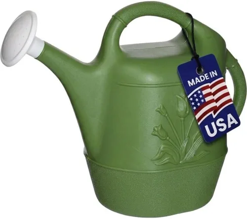Miniatura 11 de PMU Regadera de 2 galones, regadera de jardín para plantas de interior y exterior, lata de agua de plástico con cabezal de rociador desmontable