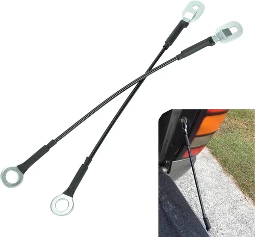 Miniatura 2 de Juego de cables de puerta trasera para 1988-2002 Chevy GMC C/K 1500 2500 3500 Pickup Truck LH y RH de 14-9/16 pulgadas de largo Reemplazo 15673251