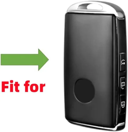Miniatura 2 de Carcasa de aleación de zinc para llave de coche para Mazda 3 6 Alexa CX3 CX4 CX5 CX7 CX8 CX9 CX-30 CX50 BP BF Sch5 MX-5, Negro