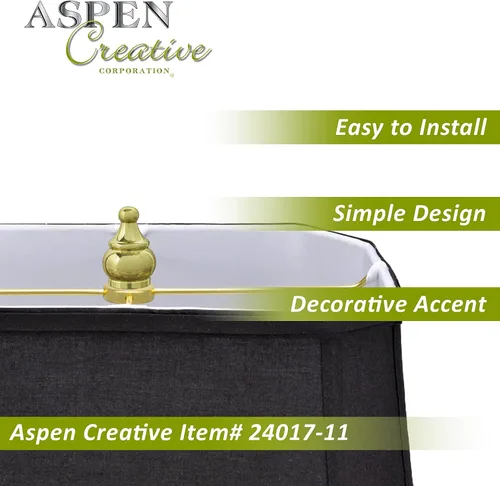 Miniatura 6 de Aspen Creative 24017-21 Acabado de lámpara de acero en acabado de níquel cepillado, 1-1/2 pulgadas de alto (paquete de 1)