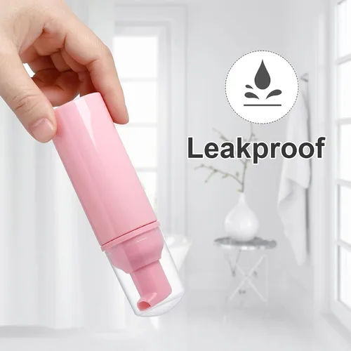 Miniatura 3 de Paquete de 35 botellas de bomba de espuma de 2 onzas, botellas de viaje transparentes recargables de 0.1 fl oz para jabón de manos, champú