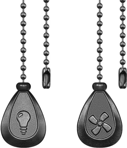 Miniatura 10 de Juego de cadena de bronce para ventilador de techo, extensión decorativa de cadena colgante, iluminación de 12 pulgadas y extensor de cadena