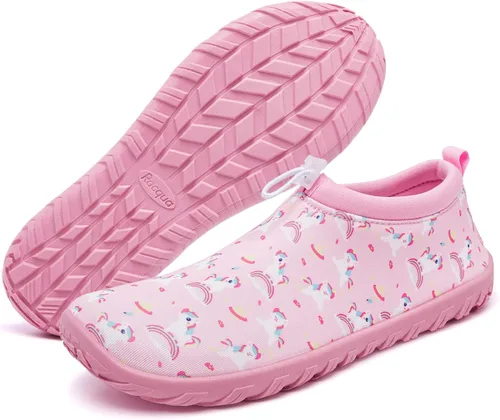 Miniatura 3 de Racqua Zapatos de agua para niños y niñas, zapatos de natación de secado rápido, ligeros, para playa, piscina, natación (niños pequeñosgrandes)