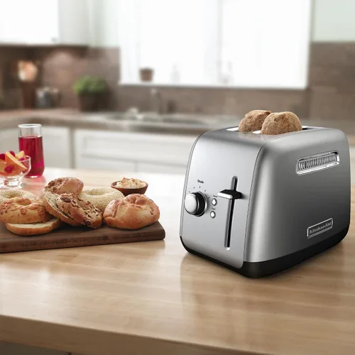 Miniatura 7 de KitchenAid Cafetera de 12 tazas + tostadora de 2 rebanadas, color plateado