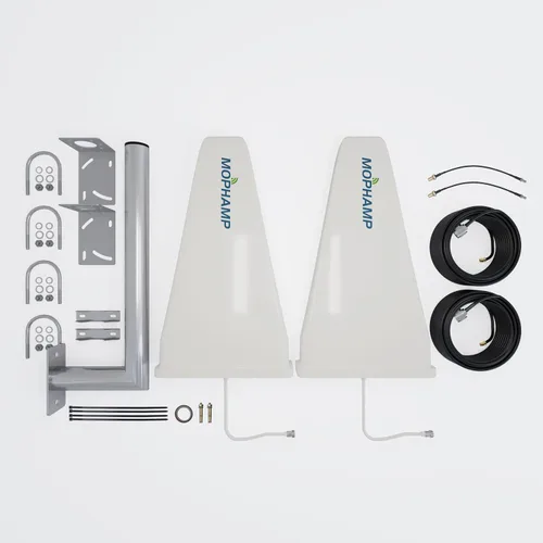 Miniatura 8 de Kit de antena periódica de registro MIMO 2x2 para puntos de acceso 4G LTE/5G, enrutadores, pasarelas Direccional de 15dBi compatible con AT&T