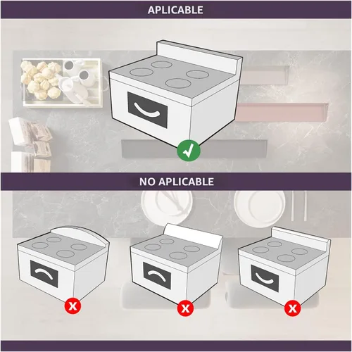 Miniatura 6 de STUTOV Estante superior magnético para estufa de 30 pulgadas, estante de especias negro y organizador de condimentos, estante de cocina magnético