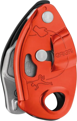 PETZL GRIGRI Dispositivo de Aseguramiento - Dispositivo de Aseguramiento con Bloqueo Asistido por Leva para Escalada Deportiva, Tradicional y