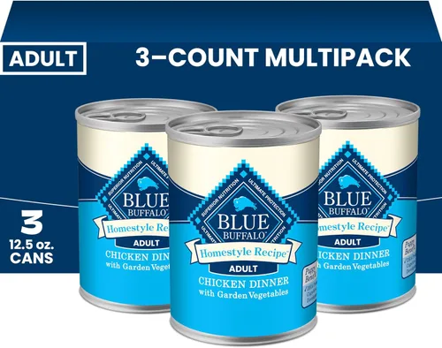 Miniatura 19 de Blue Buffalo Homestyle - Comida húmeda para perro, receta casera, alimento para perro adulto, vacuno, lata de 12.5 onzas (Paquete de 12.5)
