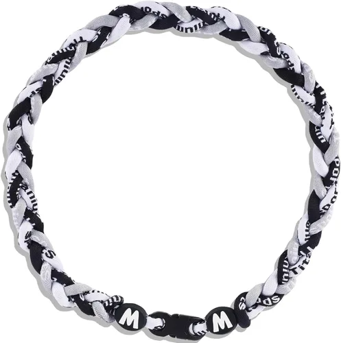 Miniatura 15 de Willtok Collar de béisbol prémium de 18 pulgadas con cuerda trenzada de nailon con diseño Tornado