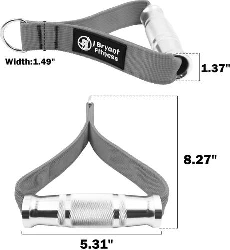 Miniatura 7 de J Bryant Cable de repuesto para gimnasio con asas de metal para gimnasio