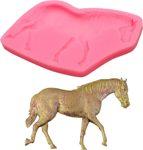 Miniatura 8 de Moldes de silicona de chocolate, 3 paquetes de moldes de fondant de animales Sika para decoración de pasteles con temática de animales del bosque, 3