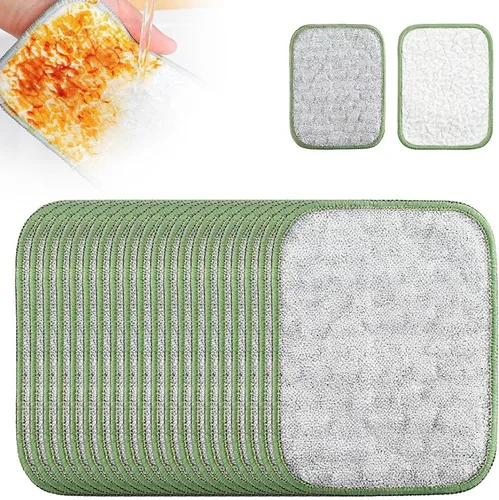 Miniatura 9 de Trapos de alambre multiusos para lavar platos húmedos y secos, 2026 almohadillas de metal reutilizables para fregar, paños de esponja, toallas