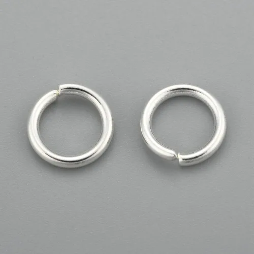 Miniatura 66 de HDSupplies 100 piezas - 4mm de argollas de acero inoxidable 304 de tono negro - Calibre 22 (espesor de 0.6mm)