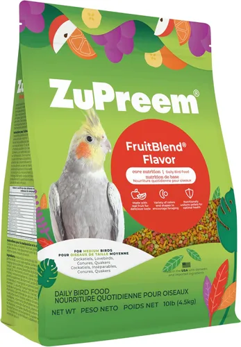 Miniatura 15 de ZuPreem Sensible Seed Alimento para Aves, Cacatúa, Agapornis, Cuáquero, Conuro Pequeño, Mezcla de Semillas y Pellets para Aves Medianas, Complemento