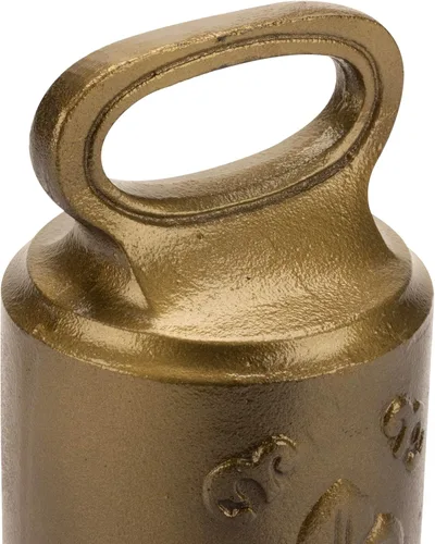 Miniatura 4 de CRAFTSMAN ROAD Tope de puerta decorativo de hierro fundido – Tope de puerta con peso para puertas pesadas – Tope de puerta antiguo de 7 libras, tope