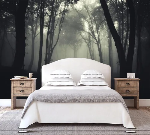 Miniatura 25 de Papel tapiz grande con escenas de playa, murales de pared con ondas oscuras para baño, sala de estar, dormitorio (no es de pelar y pegar)