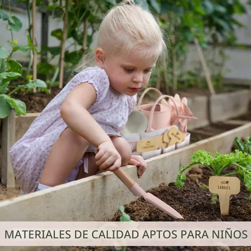 Miniatura 7 de ZICOTO El mejor juego de jardinería para niños: el juego de jardinería perfecto para niños pequeños con herramientas duraderas y seguras para una