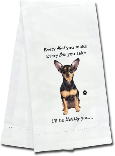 Miniatura 10 de Border Collie - Toallas de cocina suaves, altamente absorbentes, regalos de Border Collie, para platos y paños de cocina, reutilizables, de secado