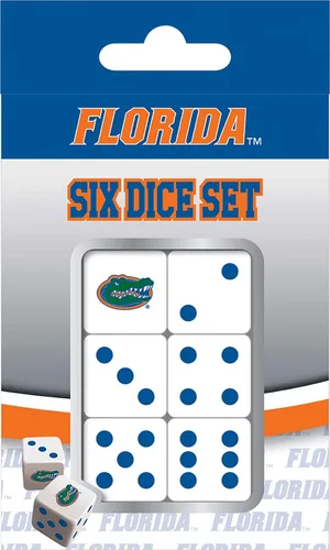 Miniatura 6 de MasterPieces Game Day - NCAA Clemson Tigers - Juego de 6 dados con logotipo del equipo, tamaño estándar D6