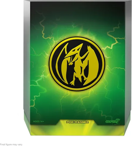 Miniatura 3 de Super7 ULTIMATES! Mighty Morphin Power Rangers Pink Ranger - Figura de acción de 7" de Power Rangers con accesorios, coleccionables del programa