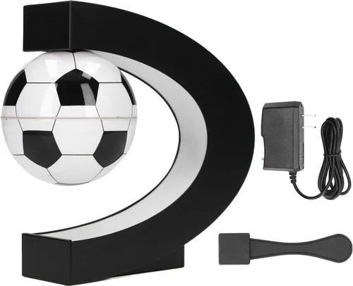 Miniatura 4 de Base suspendida en forma de C, bola de fútbol flotante magnética magnética, fútbol flotante de levitación de fútbol con base en forma de C