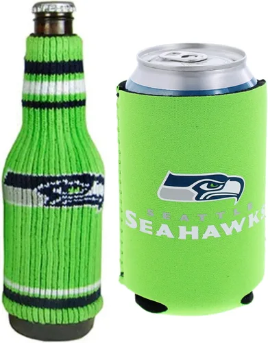 Miniatura 101 de Portavasos y Portabotellas de Fútbol Americano Aislante Enfriador de Bebidas Huggie Green Bay (Packers) - Estática activa