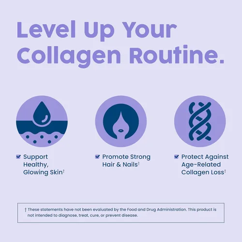 Miniatura 4 de NativePath Collagen Care+, mezcla de 5 vitaminas con ácido hialurónico y boro que apoya el colágeno para hombres y mujeres, 60 cápsulas