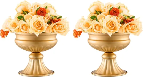 Miniatura 15 de VEVOR Centro de Mesa de Boda de Metal Dorado, Candelabro, 20 Piezas 58cm/22.83