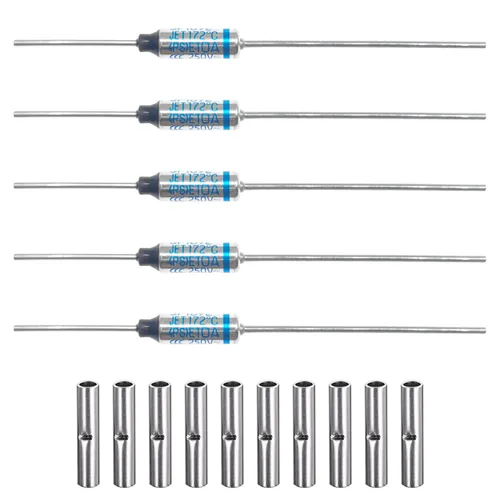 Miniatura 5 de (Paquete de 5 piezas) SF91E SEFUSE Fusibles térmicos 10A 250V (Compatibles con 110V, 125V) Fusibles térmicos de 94 grados Celsius Cortadores