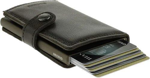 Miniatura 2 de Secrid Cartera delgada para hombre, piel auténtica, tarjetero RFID máximo 12 tarjetas
