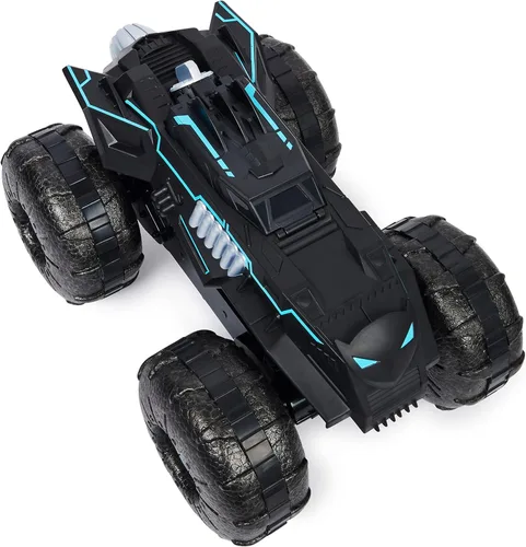 Miniatura 8 de DC Batman, vehículo de control remoto todo terreno Batmóvil, juguetes de Batman resistentes al agua para niños de 4 años en adelante