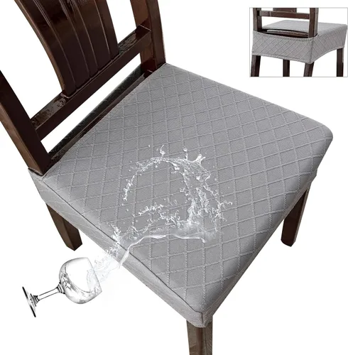 Miniatura 28 de Genina Fundas de asiento impermeables para sillas, fundas de asiento para sillas de comedor, fundas para sillas de cocina, fundas para sillas