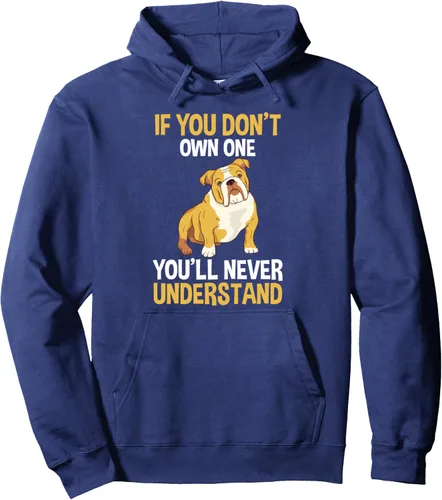 Miniatura 5 de Sudadera con capucha para perro Bulldog inglés, Negro