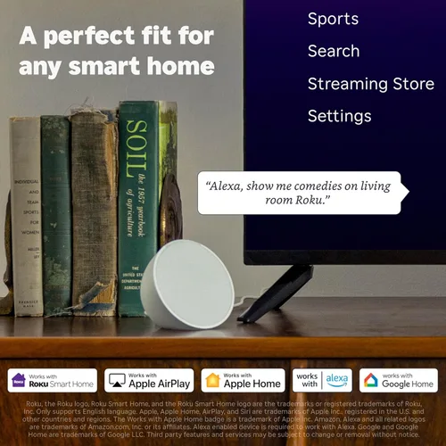 Miniatura 10 de Roku Streaming Stick Plus 2025 - Dispositivo de transmisión Roku 4K y HDR para TV con control remoto por voz - TV gratis y en vivo