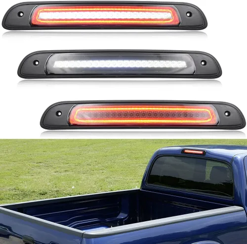 Miniatura 3 de Tundra LED 3ª luz de freno para Toyoto Tundra 2000 2001 2002 2003 2004 2005 2006 rojo/blanco LED de alto montaje lámpara de parada trasera central