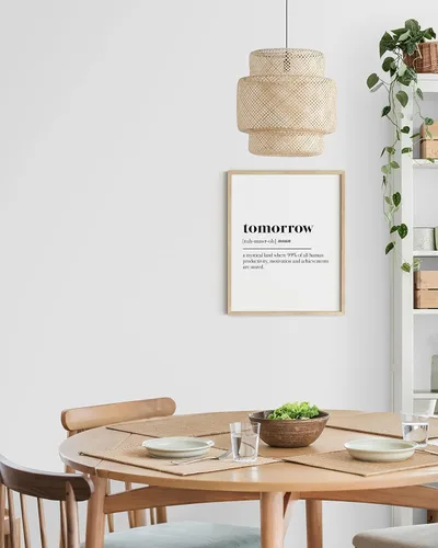 Miniatura 4 de HAUS AND HUES Divertidos pósteres de dormitorio – Decoración de pared con citas para dormitorio universitario, póster motivacional, decoración