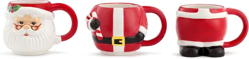 Miniatura 13 de Taza de muñeco de nieve de 16 oz Papá Noel