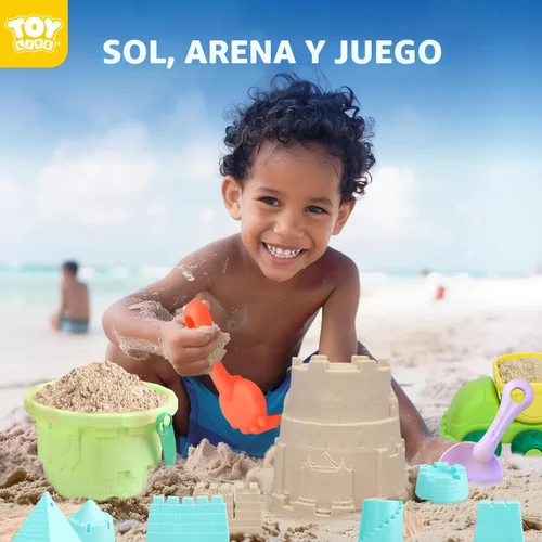 Miniatura 2 de TOY Life Juguetes de playa para niños pequeños de 3 a 5 años, juegos de construcción de juguetes de caja de arena con camión volquete de cubo