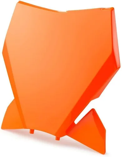 Miniatura 2 de KTM Placa de número frontal naranja OEM, A46008007000EB, hecha de plástico de impacto altamente duradero y el único ajuste original original