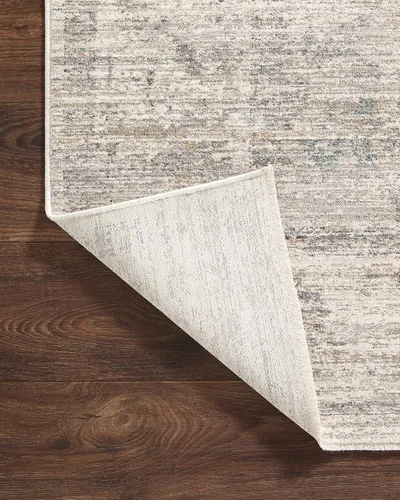 Miniatura 8 de Loloi Magnolia Home de Joanna Gaines Millie Collection MIE-01 Plata/Dove 2'-7" x 12'-0", 0.25" de altura de pelo, alfombra de pasillo Plata/paloma
