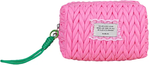 Miniatura 16 de Bolsa de maquillaje de cuerda de cáñamo, bolsa de maquillaje grande para mujeres, bolsa organizadora de nailon, bolsa de aseo de viaje, 6-verde