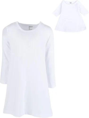 Miniatura 77 de Leveret - Conjunto de vestidos a juego para niña y para muñeca, 100% algodón, gran variedad de estilos, (tallas de 2 a 14 años)