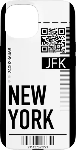 Miniatura 6 de Funda para iPhone 13 Pro Max New York Air Flight Ticket Phone Case