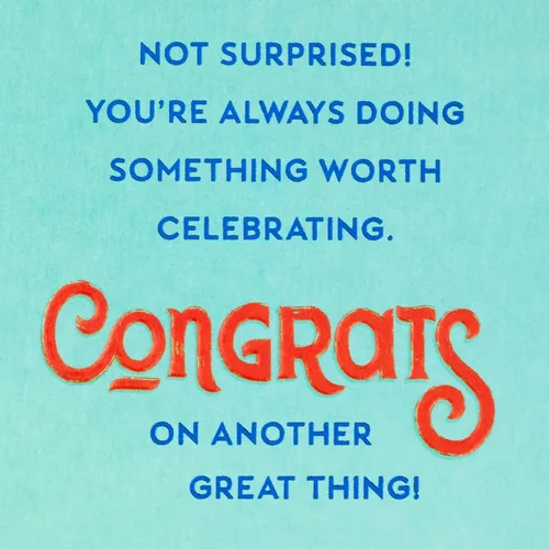 Miniatura 3 de Hallmark - Tarjeta de felicitación por graduación (Algo que vale la pena celebrar)