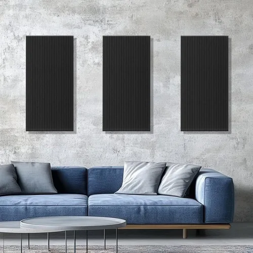 Miniatura 7 de Paneles acústicos, paquete de 10 paneles acústicos que reducen el ruido para paredes, paneles de pared insonorizados de 47.2 x 23.6 x 0.35 pulgadas
