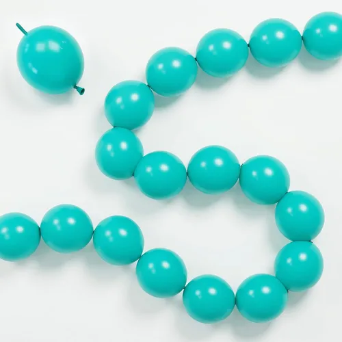 Miniatura 20 de Globos de Enlace Azul Claro, 60 Piezas de 6 Pulgadas Globos Pequeños de Enlace Rápido Azul Bebé para Hacer Pared de Globos, Arco de Corazón, Globos