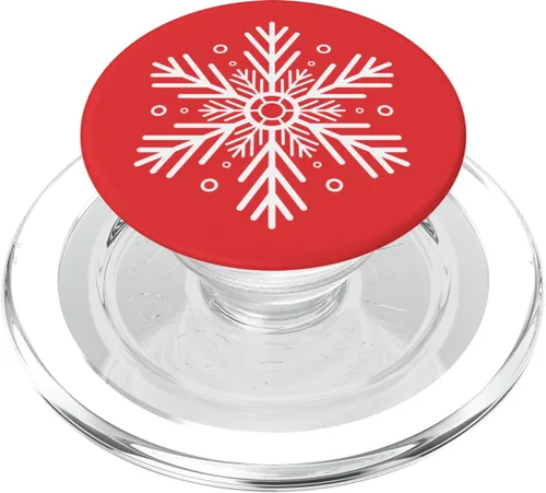 Miniatura 8 de Lindos copos de nieve blancos - PopSockets PopSockets estándar PopGrip de Navidad