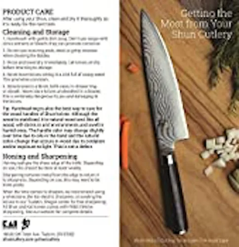 Miniatura 10 de Shun Kanso - Juego de 3 piezas Build-A-Block, incluye cuchillo de chef de 8 pulgadas, acero para afilar y bloque, juego de cuchillos japoneses