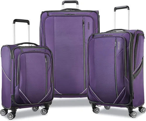 Miniatura 8 de AMERICAN TOURISTER Zoom Turbo Softside - Equipaje con ruedas giratorias expandible Púrpura Zoom Turbo Softside - Equipaje con ruedas giratorias