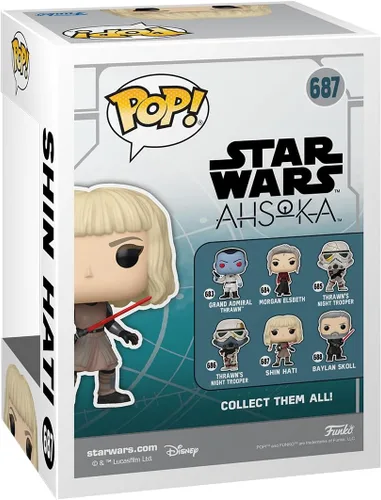 Miniatura 3 de Funko Pop! Vinyl: Star Wars Ahsoka - Shin Hati - Figura de vinilo coleccionable - Idea de regalo - Producto oficial - para niños y adultos - Fans